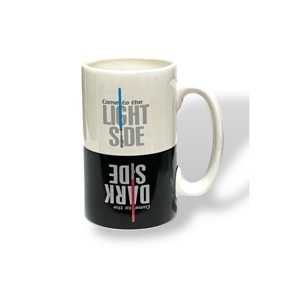 Hallmark Other - RARE Star Wars Hallmark Light Side Dark Side Double-Sided Flip Coffee Mug Cup